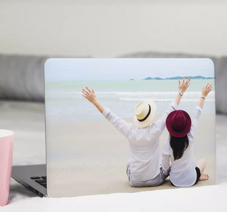 Design selv laptop navn klistermærke - TenStickers