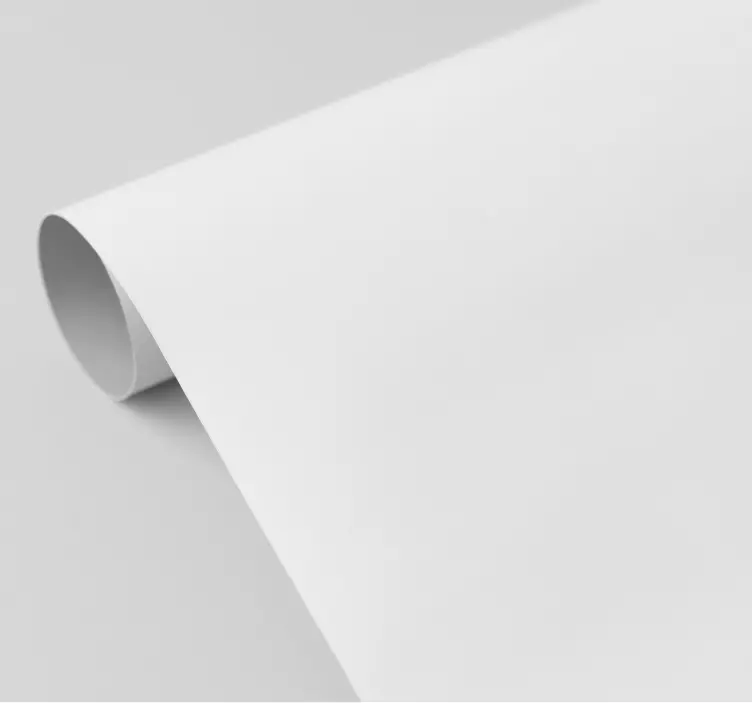 Hvid almindeligt ark vinyl til væg - TenStickers