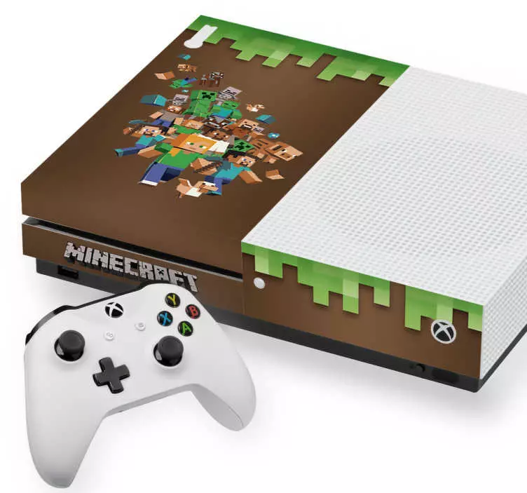 Xbox minecraft hud - TenStickers