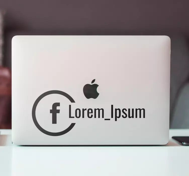 Facebook vindue klistermærke til virksomheder - TenStickers