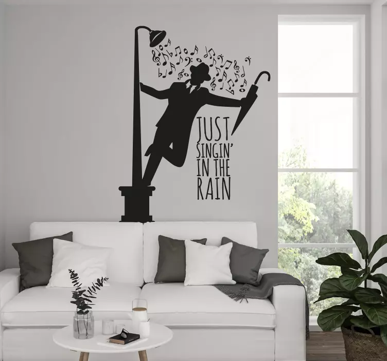 Singing in the Shower wallsticker - TenStickers