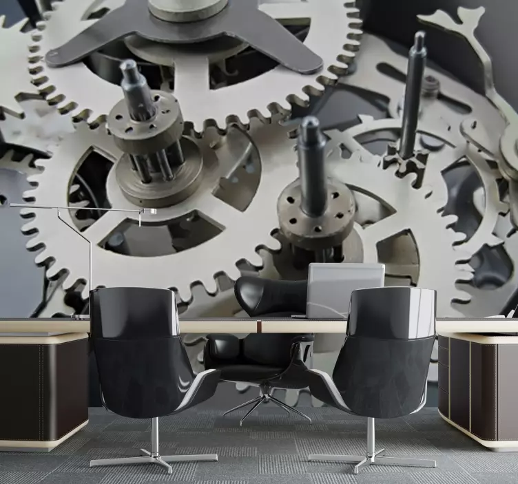 Ur mekanisme vægmaleri - TenStickers