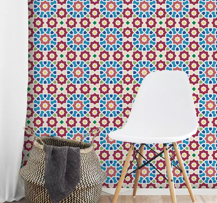 Arabisk hydraulisk vinyl tapet stikcer - TenStickers