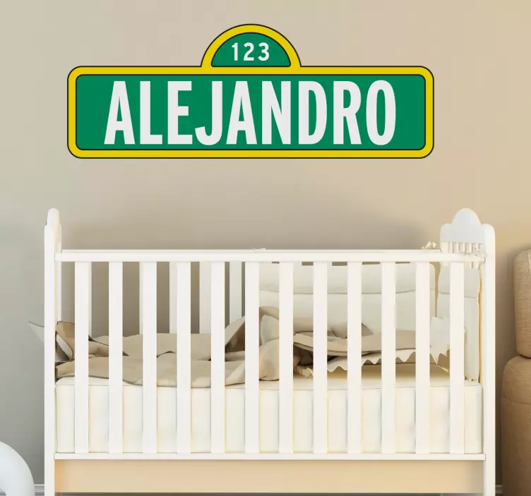 Personaliserede klistermærke, sesame street - TenStickers