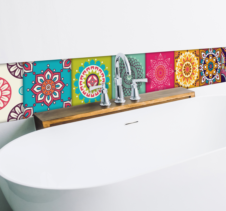 Marokkanske ornamenter hjemmemur klistermærke - TenStickers