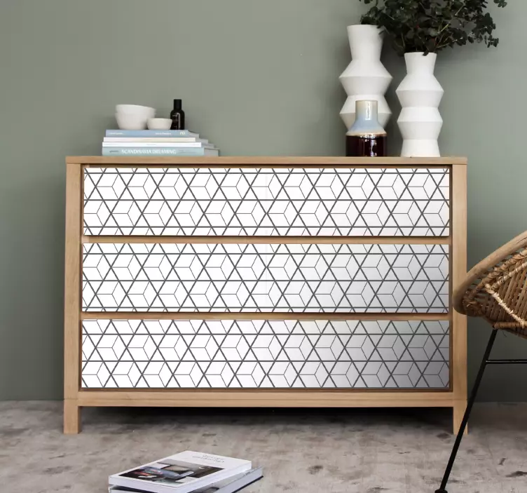 Skandinaviske motiver møbelklistermærke - TenStickers