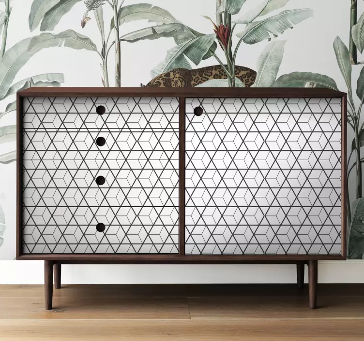 Skandinaviske motiver møbelklistermærke - TenStickers