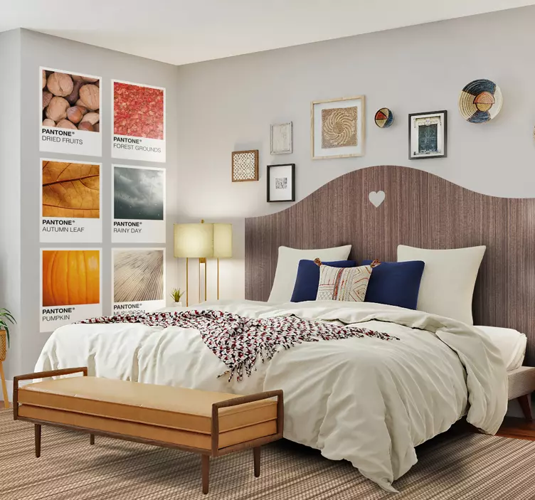 Klædeskab med hovedgærde - TenStickers