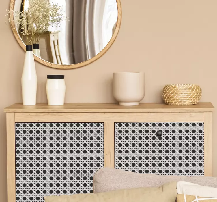 Fransk flet klistermærke til møbler - TenStickers