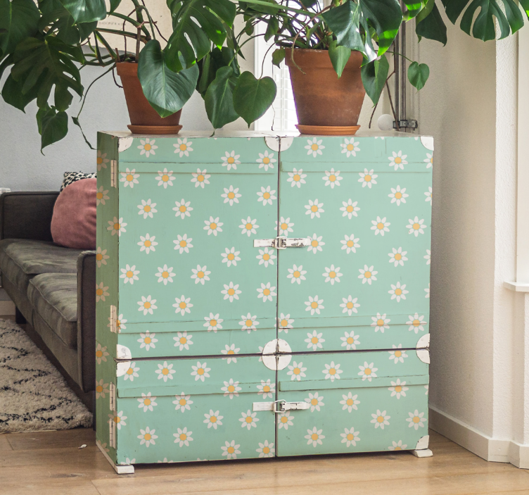 Daisy blomster stue væg indretning - TenStickers