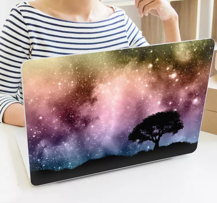 Design selv laptop navn klistermærke - TenStickers