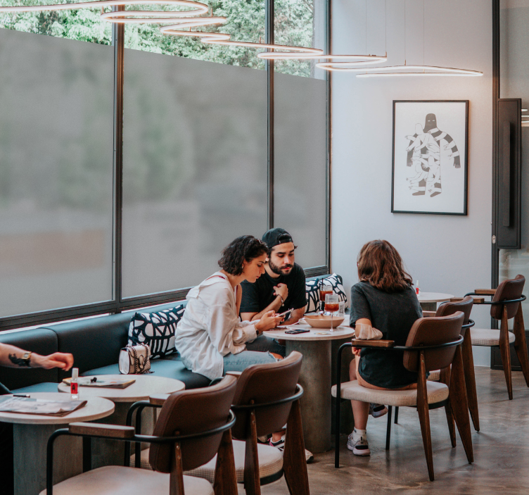 Gennemsigtig glasmærkat - TenStickers