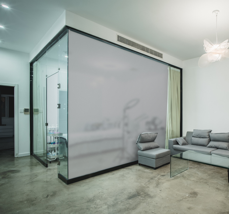 Gennemsigtig glasmærkat - TenStickers