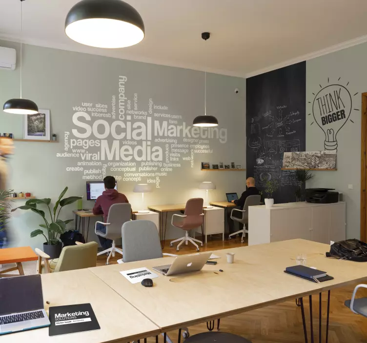 Firma koncepter tekst klistermærke - TenStickers