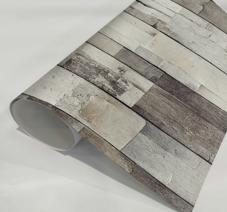 Lyse ældet træ folie til møbler - TenStickers