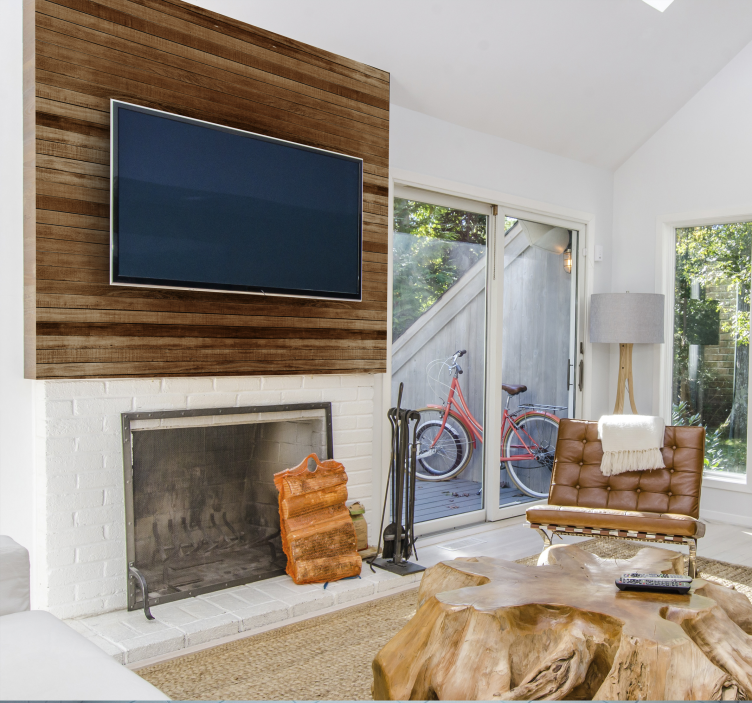 Træplanke folie til møbler - TenStickers