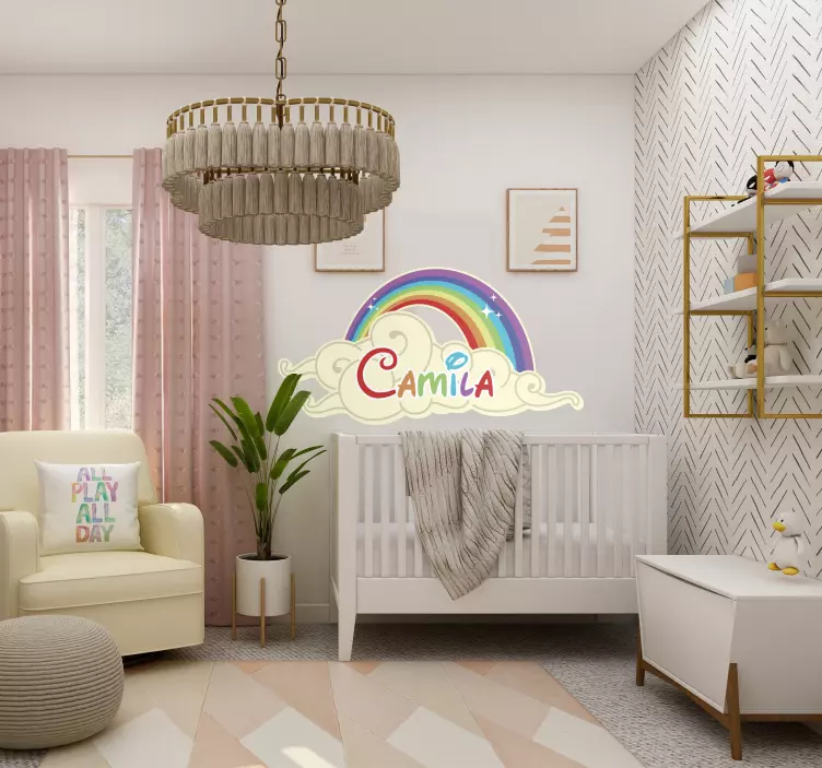 Disney Wallsticker med Navn - Dekorer her! - TenStickers