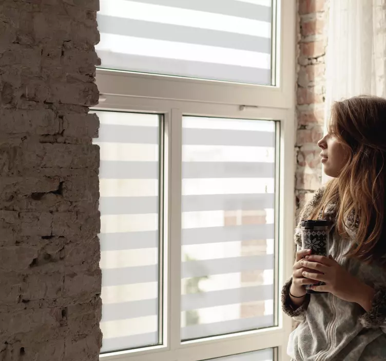 Gennemskinneligt ark til vinduesklistermærke - TenStickers