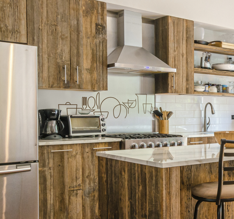 Bestik væg klistermærke - TenStickers