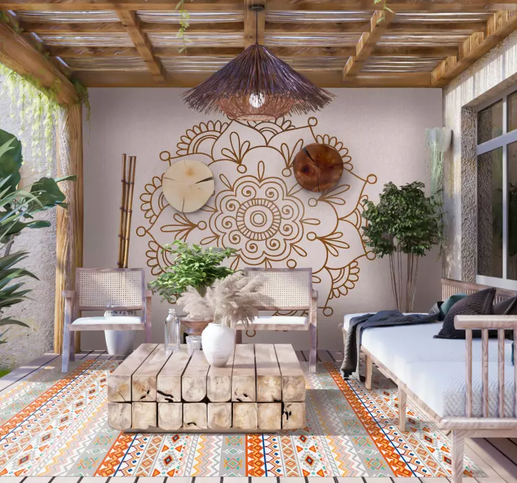 Lotus blomst wallsticker - TenStickers