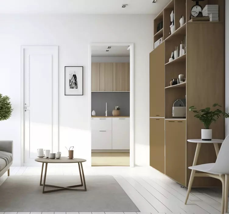 Selvklæbende - Mat beige - TenStickers