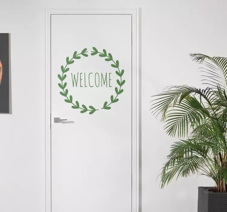 Sød blomstrede navnemærkat - TenStickers