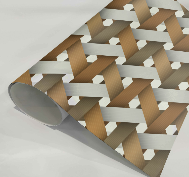 Scandinavisk hvidt træ folie til møbler - TenStickers