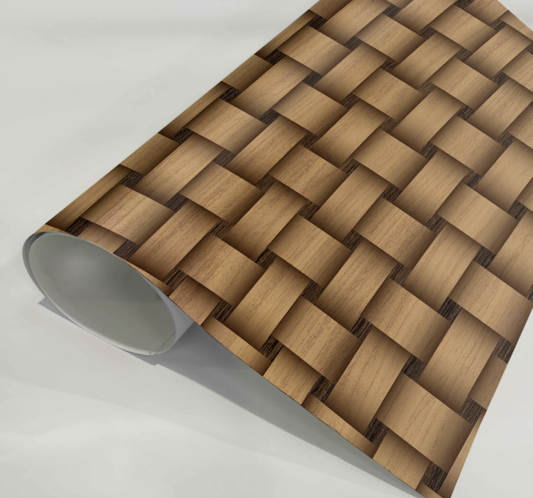 Træ flettes sammen folie til møbler - TenStickers