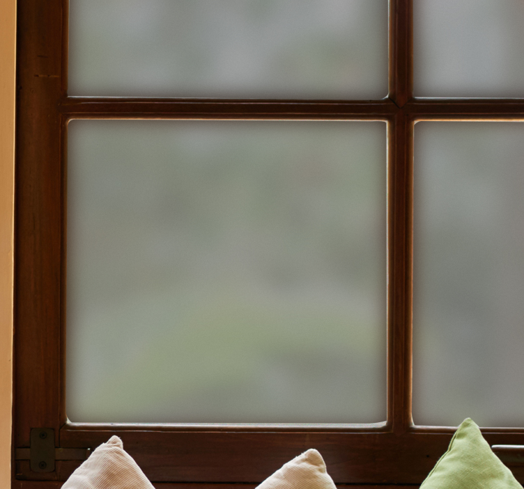 Gennemsigtig grundlæggende vindue sticker - TenStickers