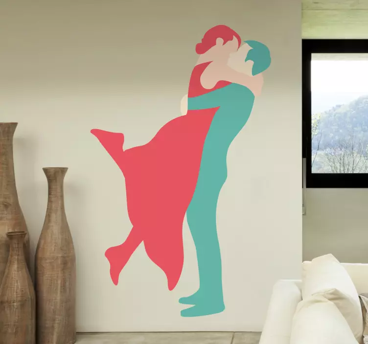 Par kysse klistermærke - TenStickers