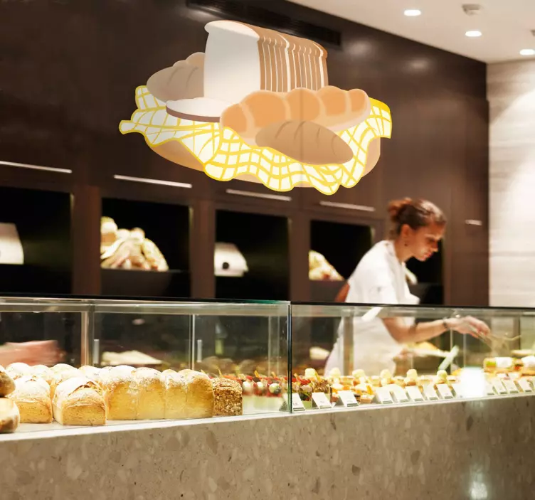 Brødkurv wallsticker - TenStickers