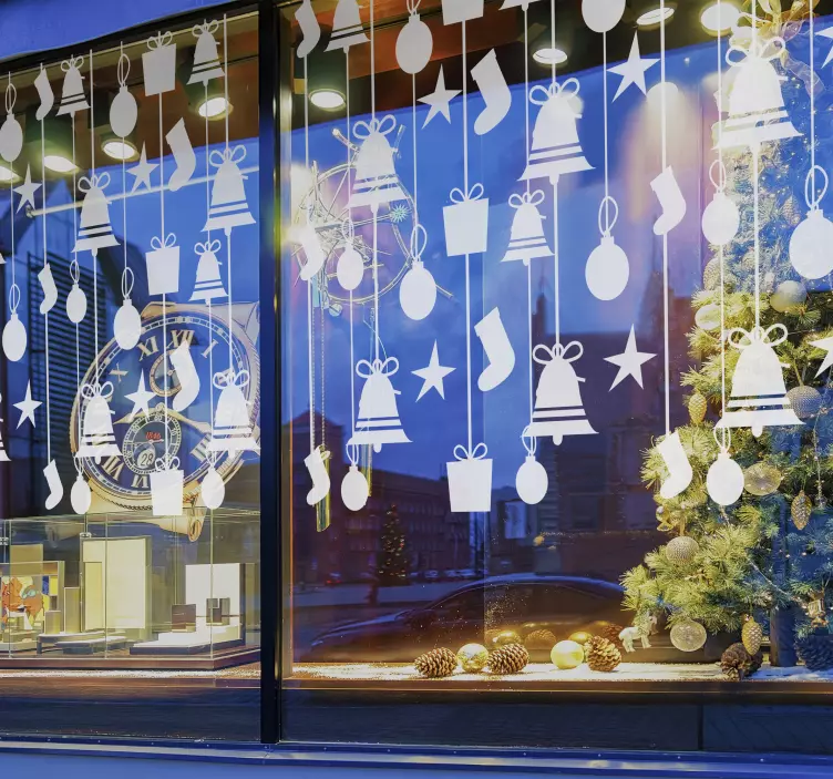 Jul sokker jul klistermærke - TenStickers