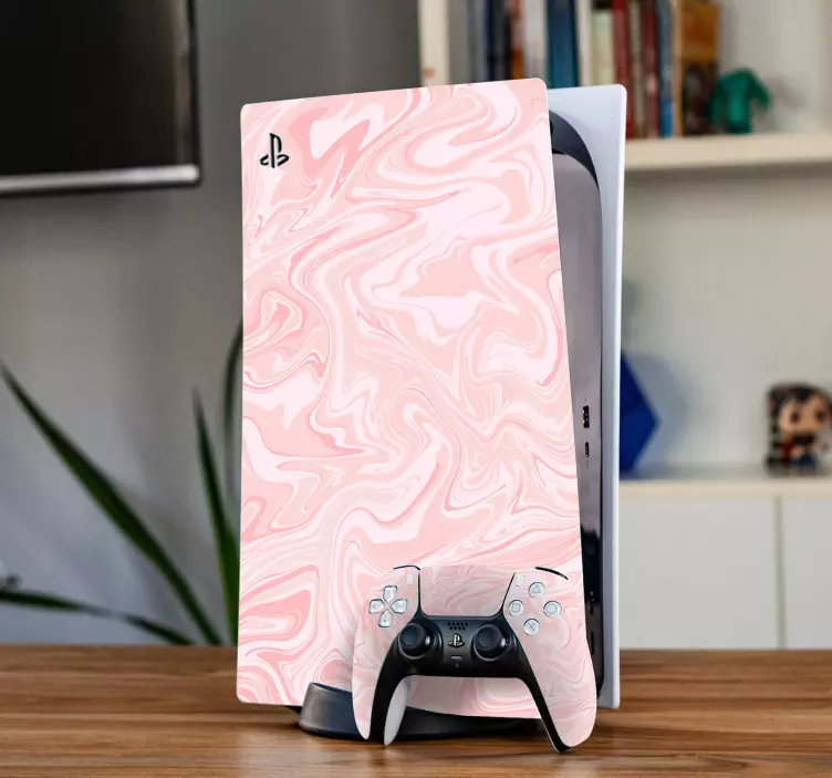 Ps4 marmorrosa ps4 klistermærker - TenStickers