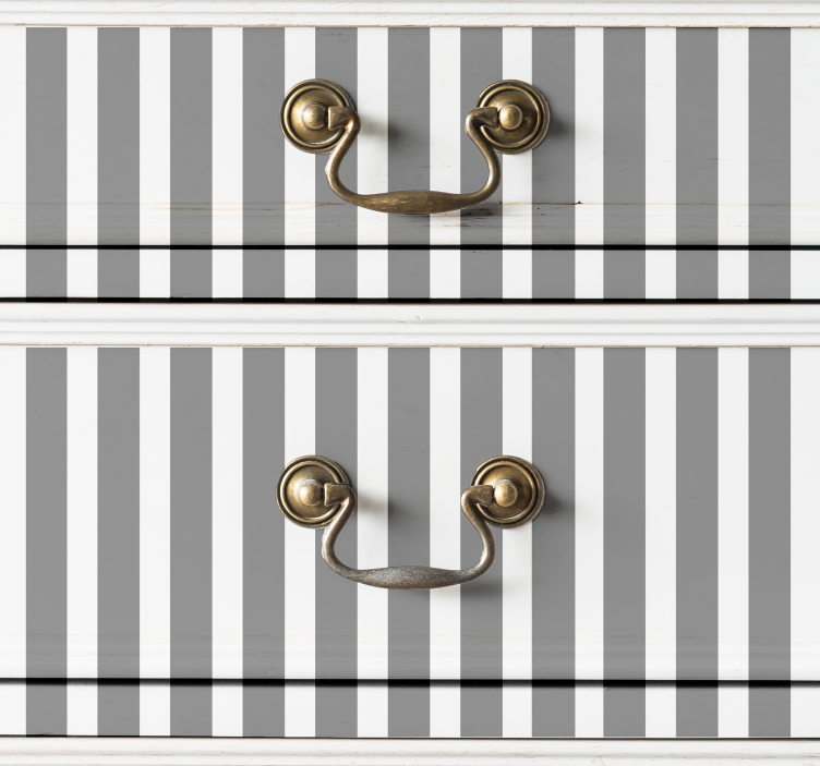 Lodrette linjer, møbelklistermærke - TenStickers