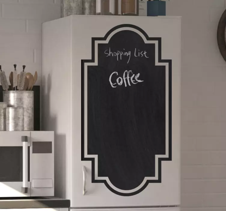 Tavler til husholdningsapparater skriver på klistermærke - TenStickers