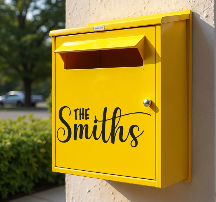 Postkassenavn postkasseklistermærke - TenStickers