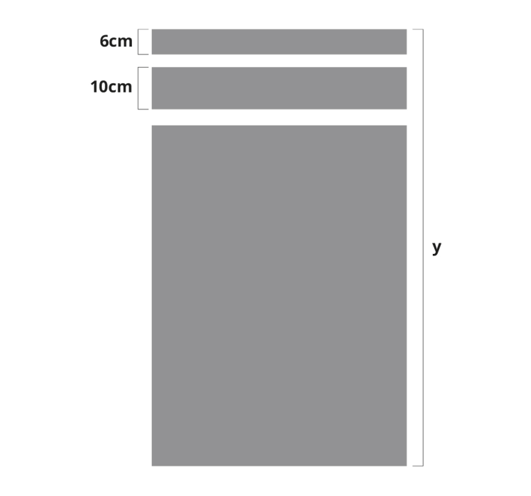 Linjer til dør linje klistermærke - TenStickers