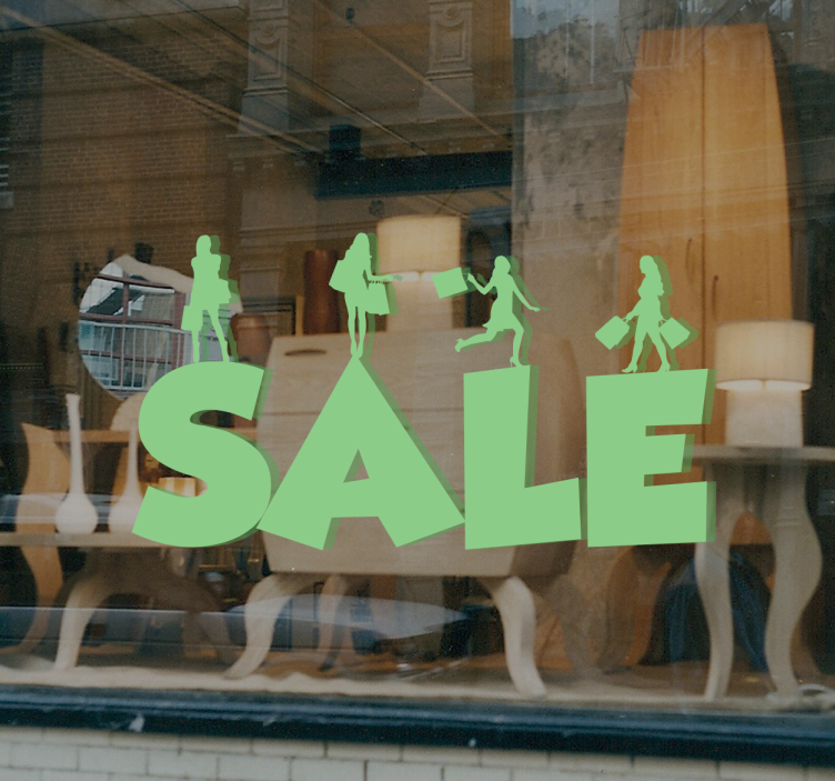 Salgsskilt til virksomheden salgsklistermærke - TenStickers