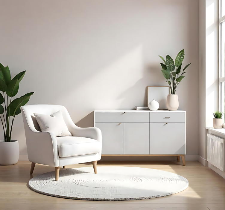 Mat lysegrå monofarvet arkklistermærke - TenStickers