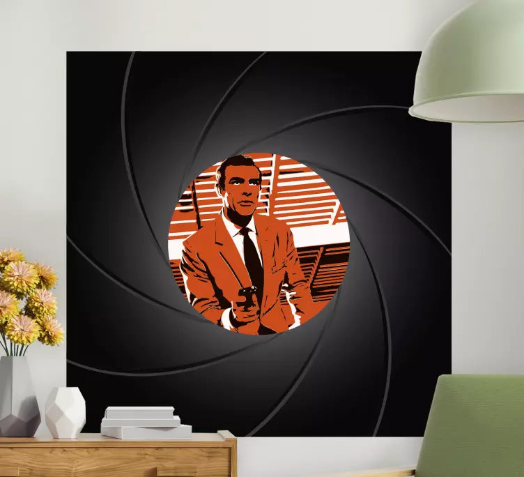 70'erne james bond urban sticker - TenStickers