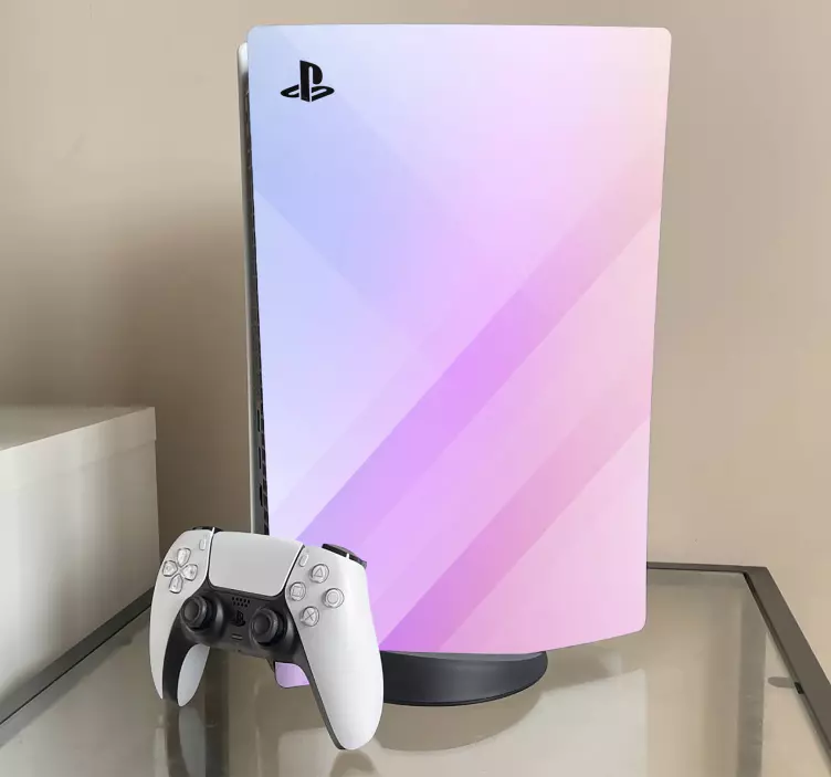 Abstrakt banner skabelon ps5 klistermærke - TenStickers