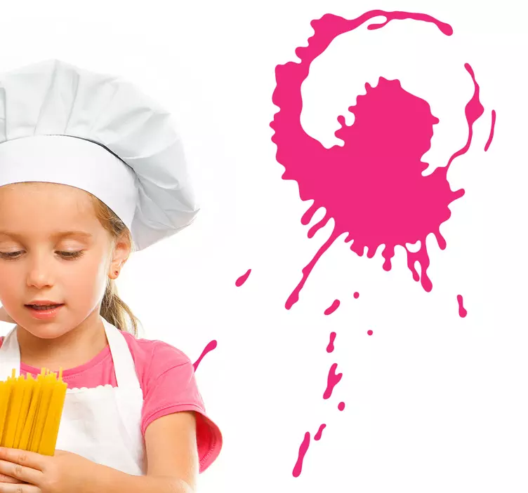 Abstrakt splat klistermærke - TenStickers