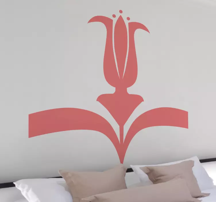 Abstrakt vagina klistermærke - TenStickers