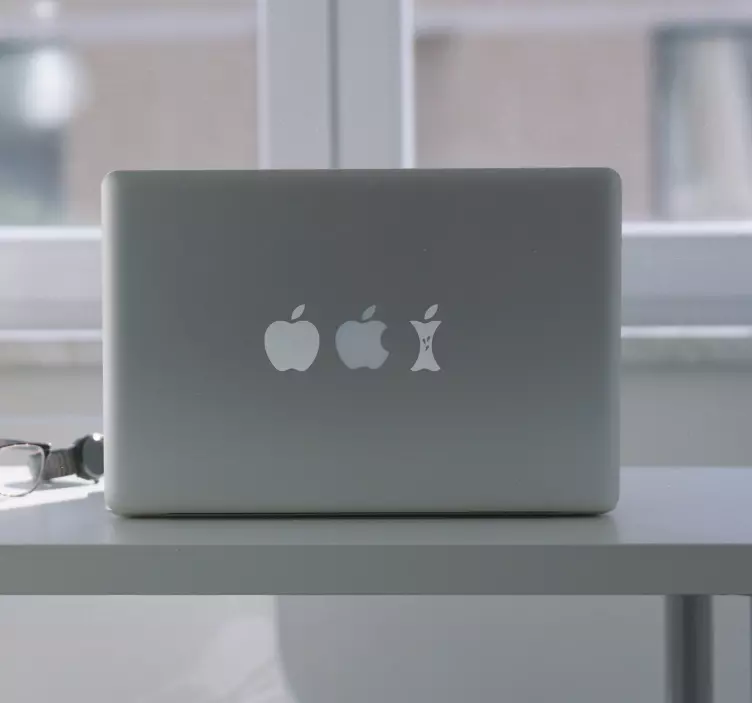 Æble til æbleskrog sticker - TenStickers