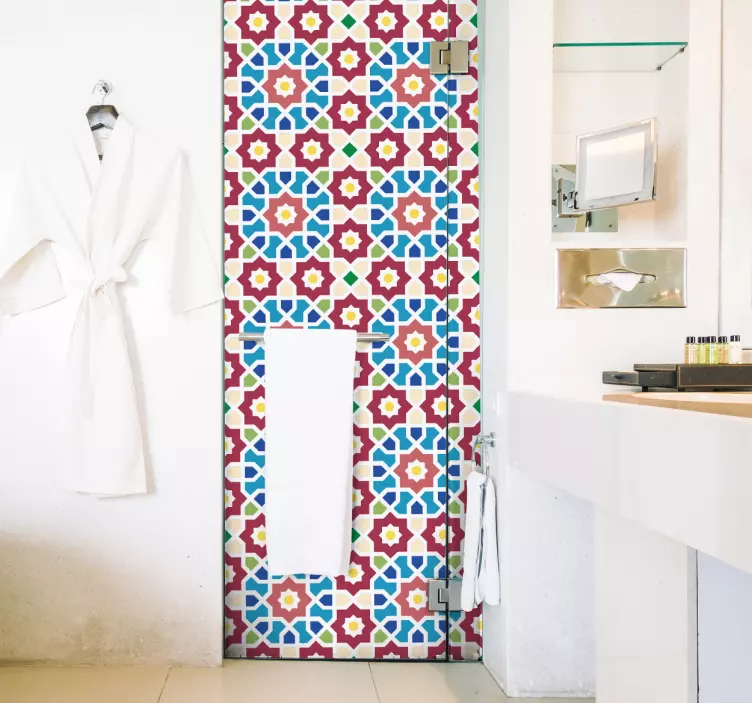 Arabisk hydraulisk vinyl tapet stikcer - TenStickers