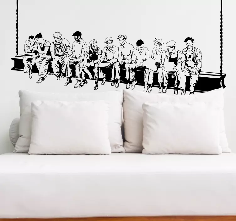 Arbejder New york wallsticker - TenStickers