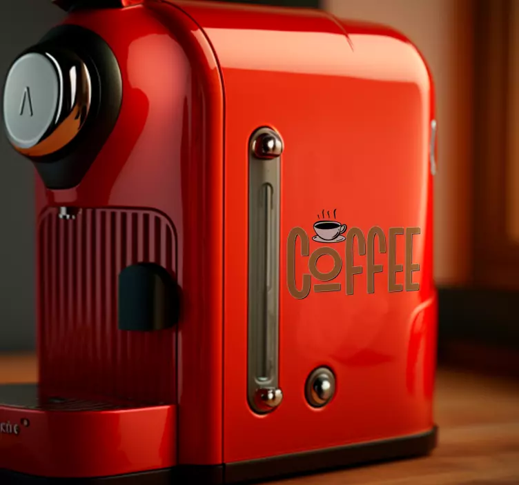 årgangskaffe wallsticker dyr - TenStickers