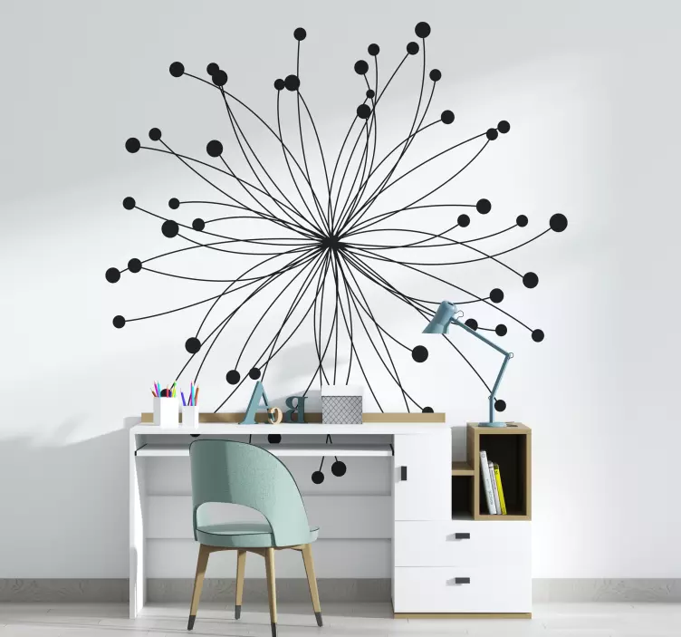 Atom klistermærke - TenStickers