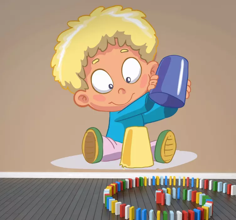 Baby- og sandbørnemærkat - TenStickers