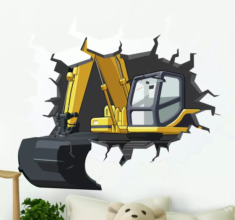 Bagger hul i væggen teenage vægoverføringsbilleder - TenStickers